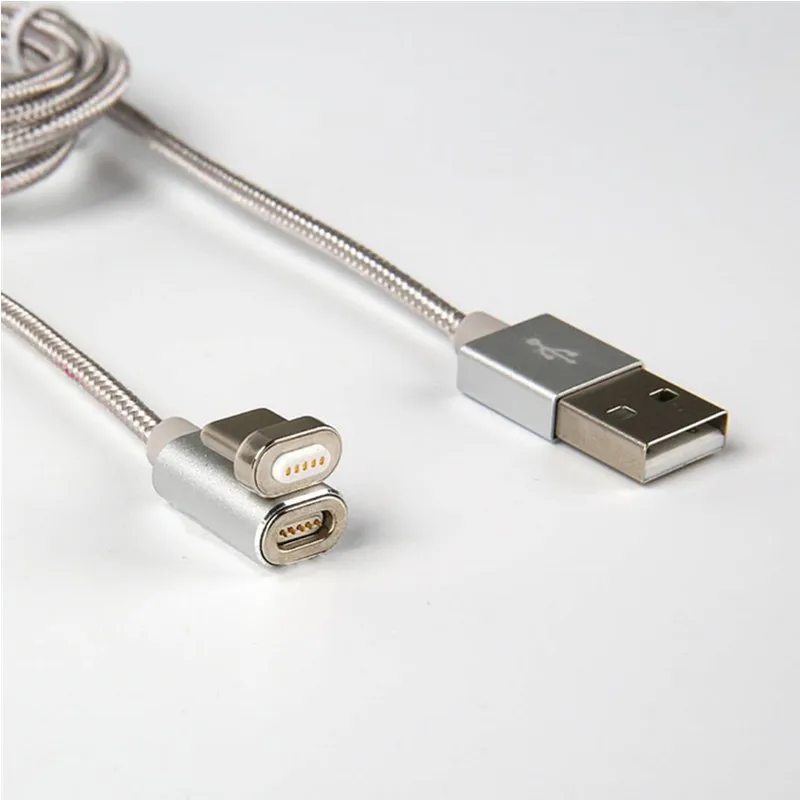 Магнитный Кабель Micro-Usb для 2.4A Тип C зарядный кабель для передачи данных для iPhone 8X7 6 6s 5s Plus Samsung Galaxy Note S8