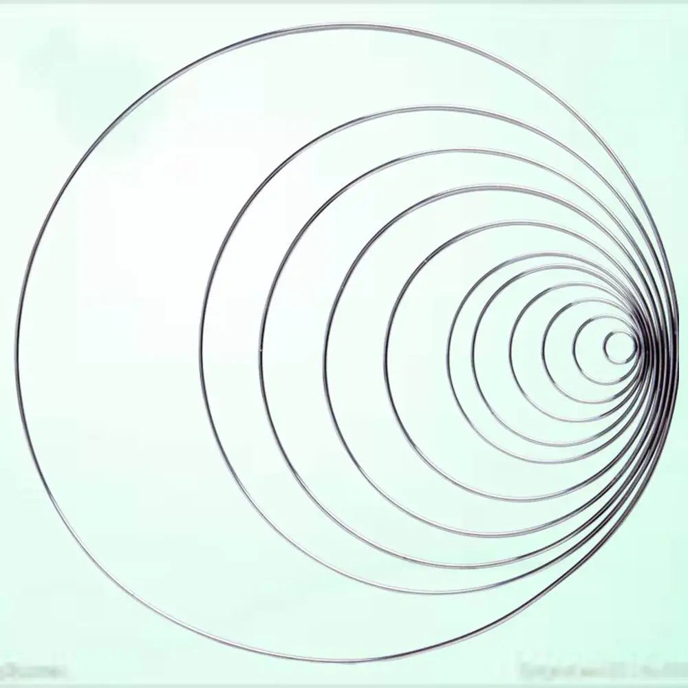 Silver Metal Ring for Floral hoop wreath