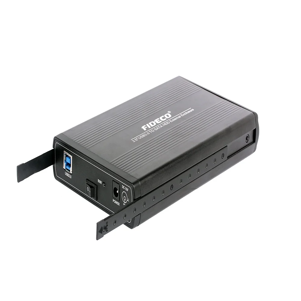 FIDECO shockproof usb 3.0 3.5 SATA hard drive enclosure hdd ssd external case box
