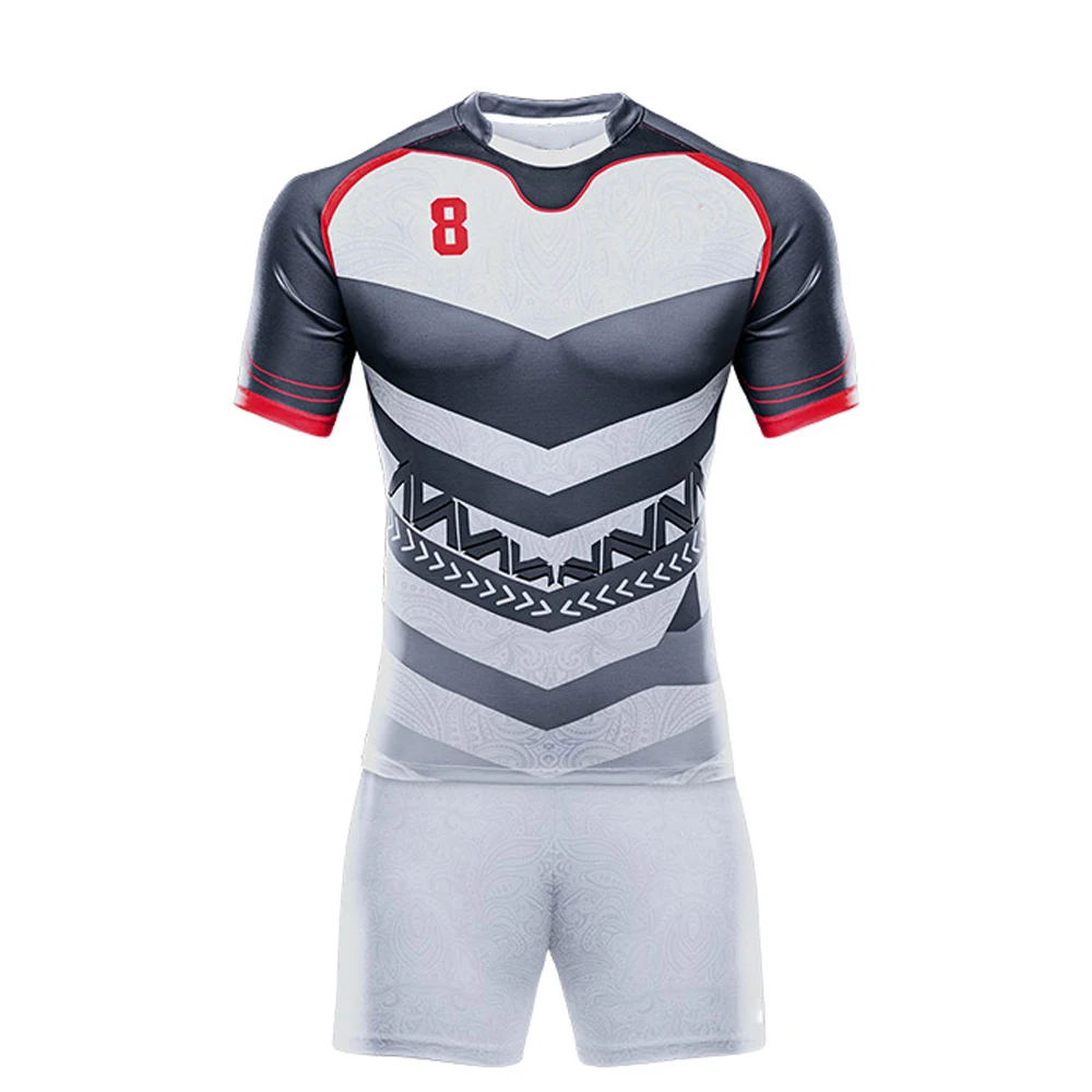 
Sublimation Printing Wholesale High Quality Cheap Price sublimation Printing Rugby Uniform Kits 