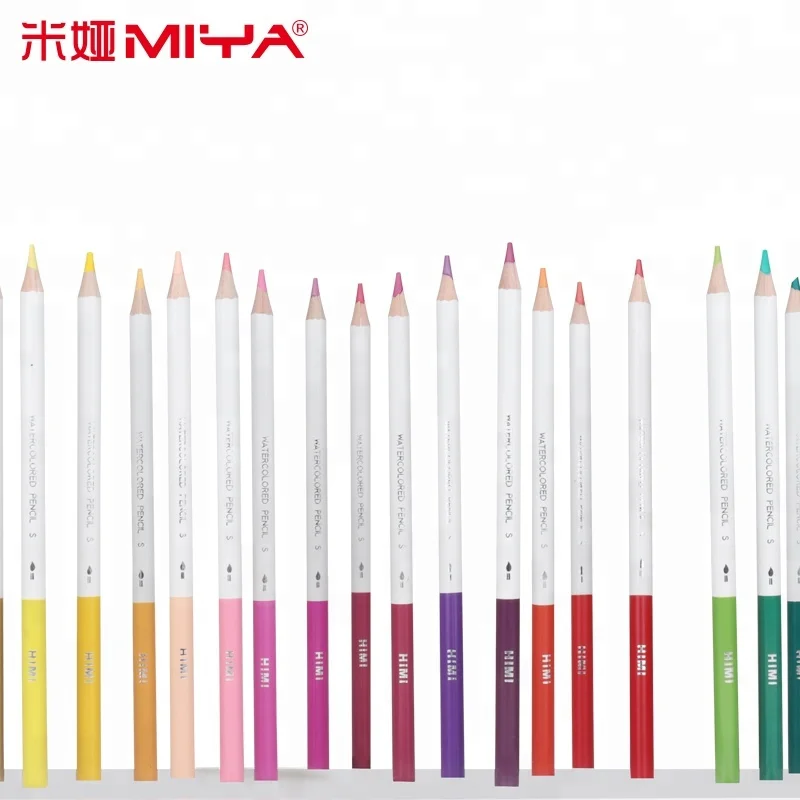 MIYA HIMI Cheap Watercolor Wooden Professional 48 Colored Pencils