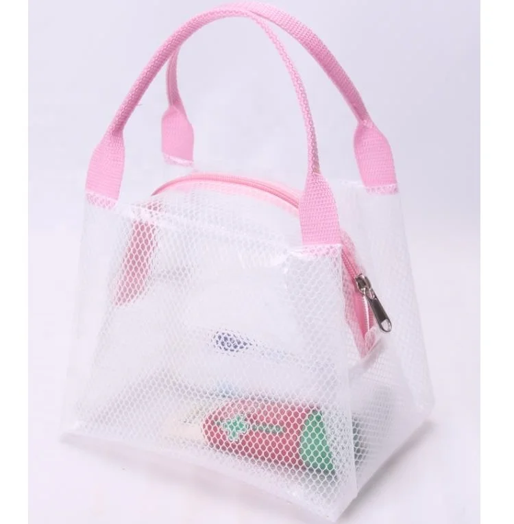 Fashionable PVC Plastic Beach Tote Bag Handbag