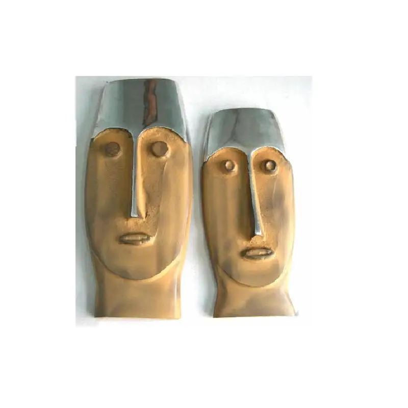 
Cast Aluminium figure With Mirror Polish Finish and Terracotta finish 