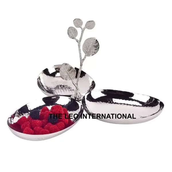 Decorative Bowl and Stainless Steel Metal Kitchen Baking Items for Cake Batter Serving Dessert Vegetable Soup 8x8x5 Inch