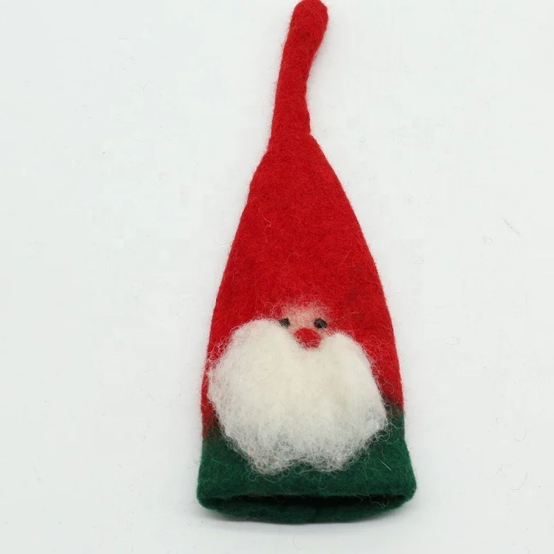 CDO-004, Christmas Felt Toy Hand Puppet for Kids, Home Decor and Festivals, Made in Nepal by Skilled and Talented Women Artisans