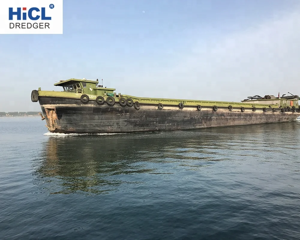 China HICL HST300 300T small river sand/gravel transportation carrier/barge/ship/boat/vessel with belt conveyor