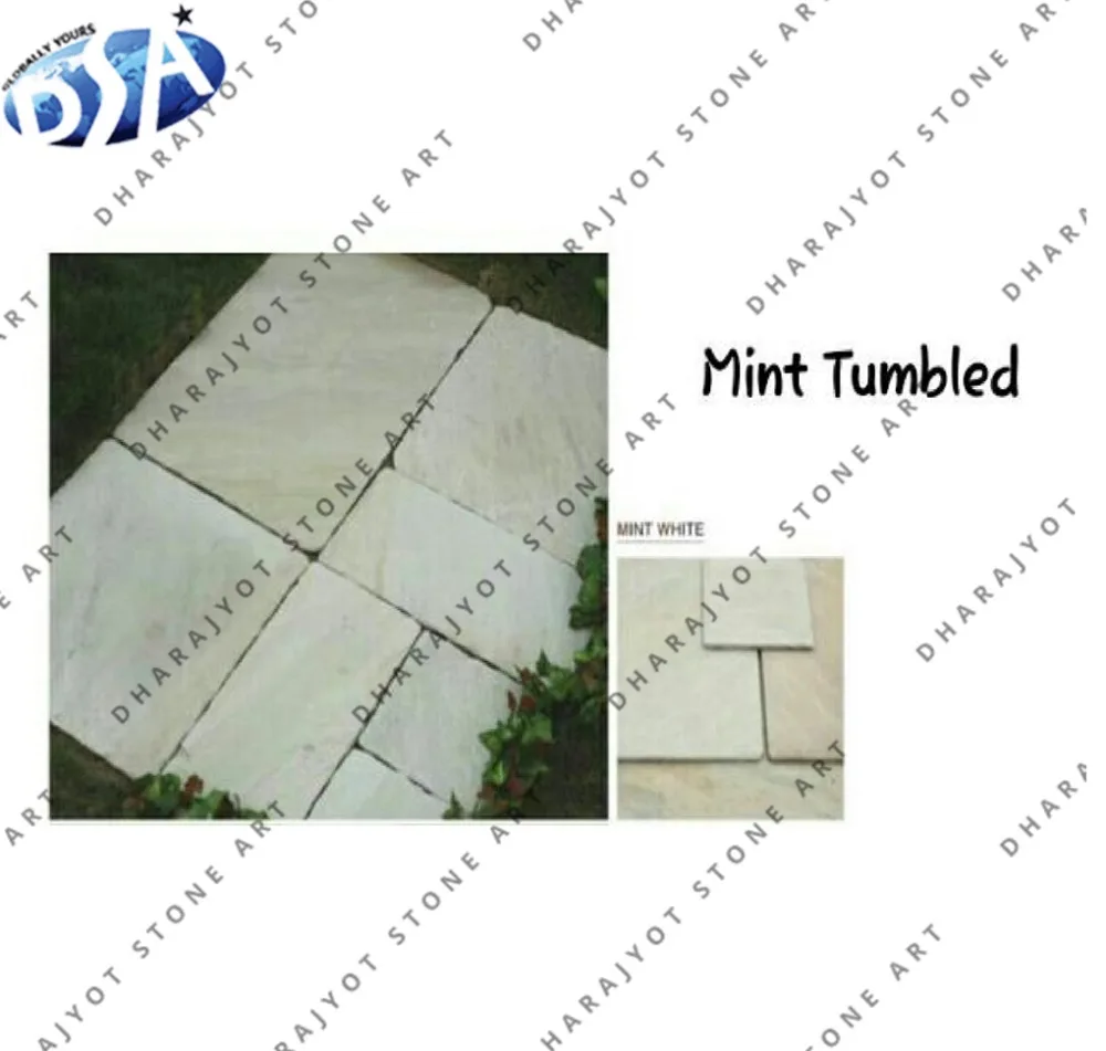 
Mint Fossil Tumbled Sandstone Garden Decoration 