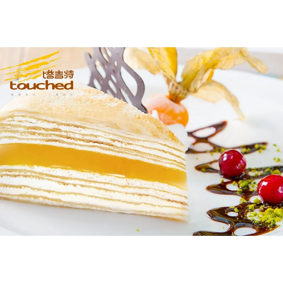 RTS задел 8 дюймов манго Танго Mille креп торт