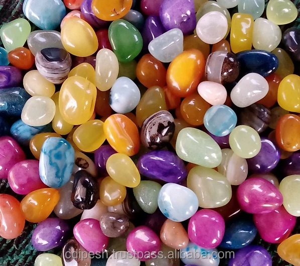 Разобранная галька оникса, камень для украшения дома