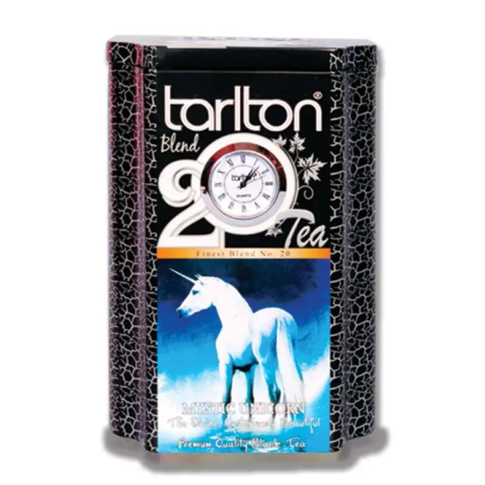 
Premium Ceylon Black Tea FBOP in a Tin - Leafy Tea Grade -Tarlton Real Teas Tin Collection 