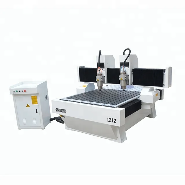 JONHV-1212 пылезащитный двухголовочный станок с ЧПУ