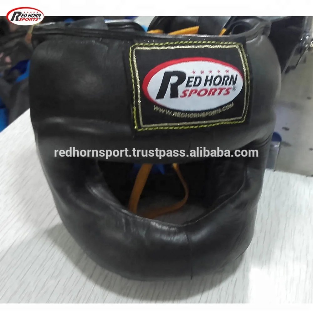 Boxing Head Guard, MMA Face Protector Muay thai Helmet Custom Leather Face protector Head gear Custom Logo headgears