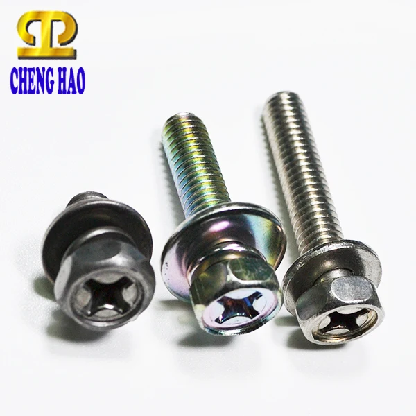 SEMS Hex Bolt With Washer Attached Screw