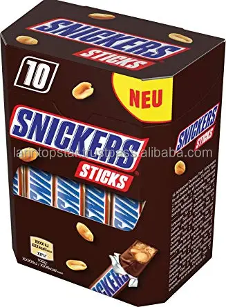 Snickers Chocolate Peanut Caramel Sticks 10 Pieces 215g