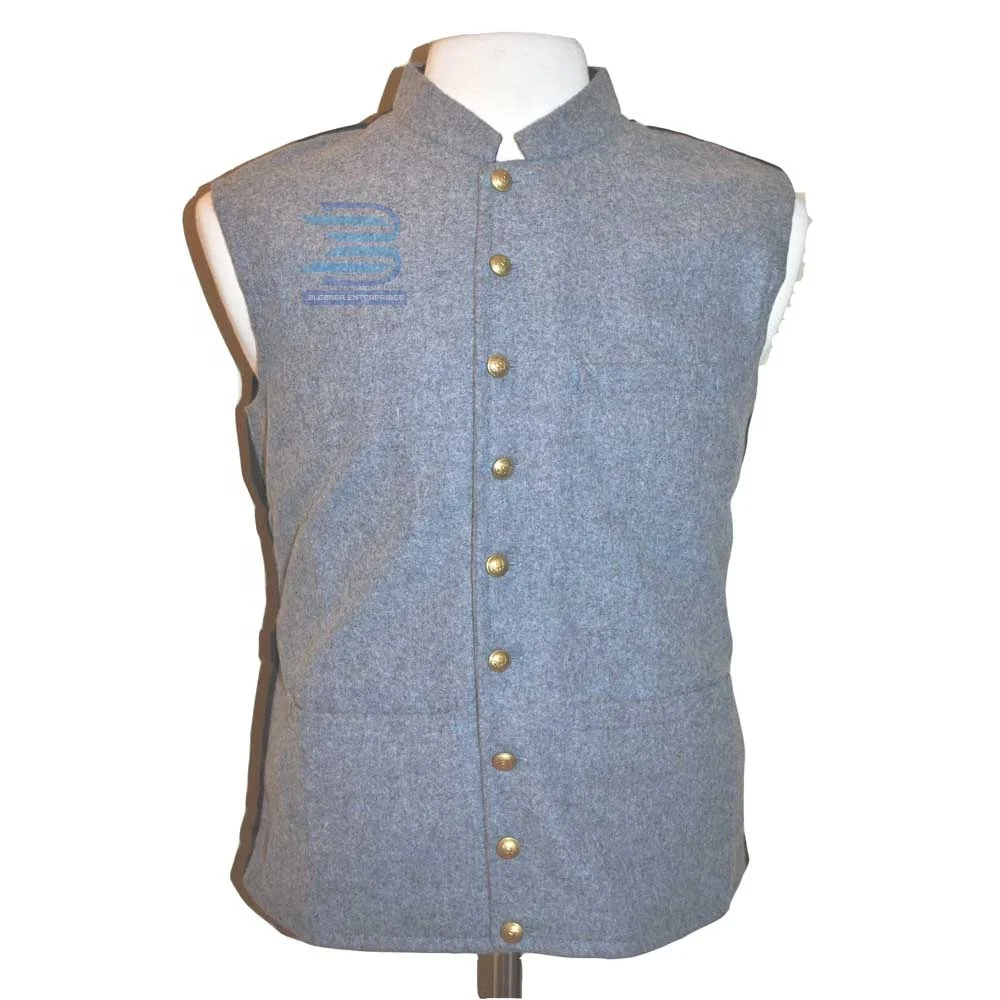 Civil War Vest - CS Enlisted Jean Wool - Value Line