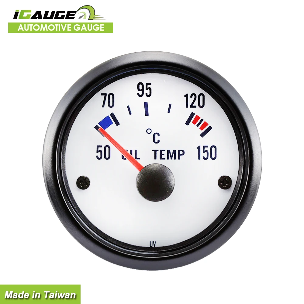 Combo Pointer High Quality ISO Auto Parts Oil Temp Gauge Temperature Meter