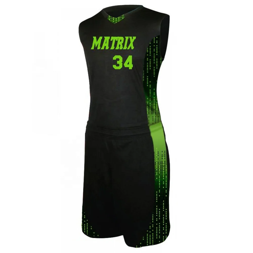 Customized Basketball Uniform In Customized Color 3D Sublimation Printed Basketball