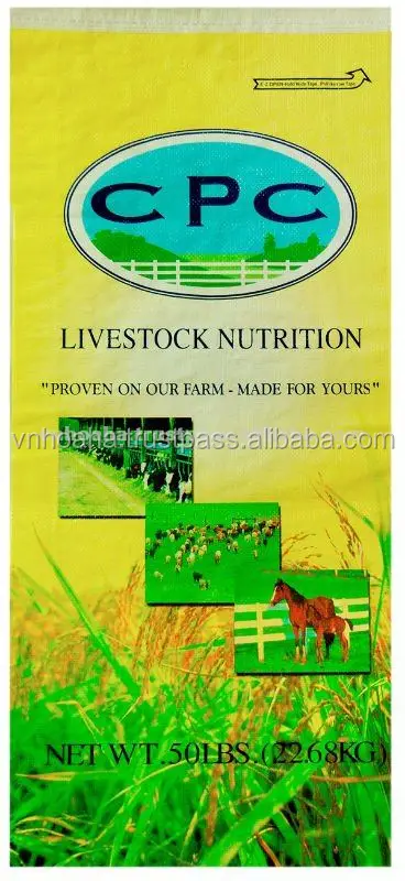 High quality Vietnam bopp laminated pp woven pet food bag 25kg best seller