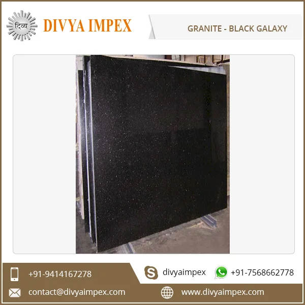  Лучший Дизайн Черный Звездный Галактический полированный гранит производитель и поставщик