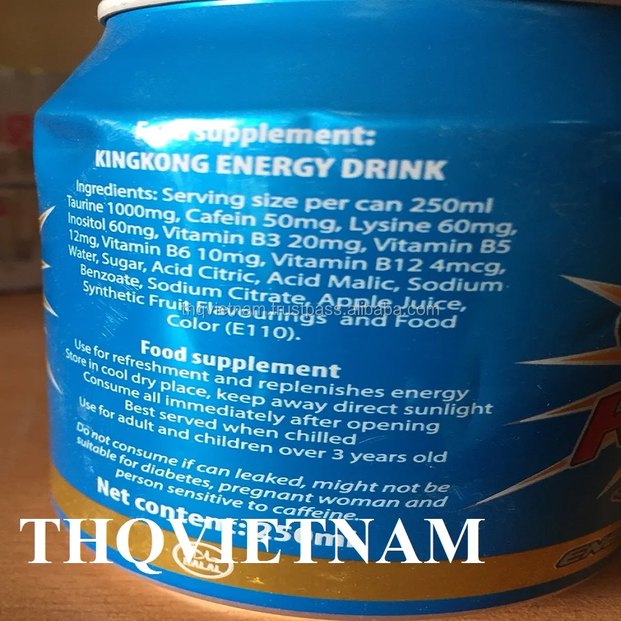 [THQVIETNAM] KINGKONG ENERGY DRINK 250ML