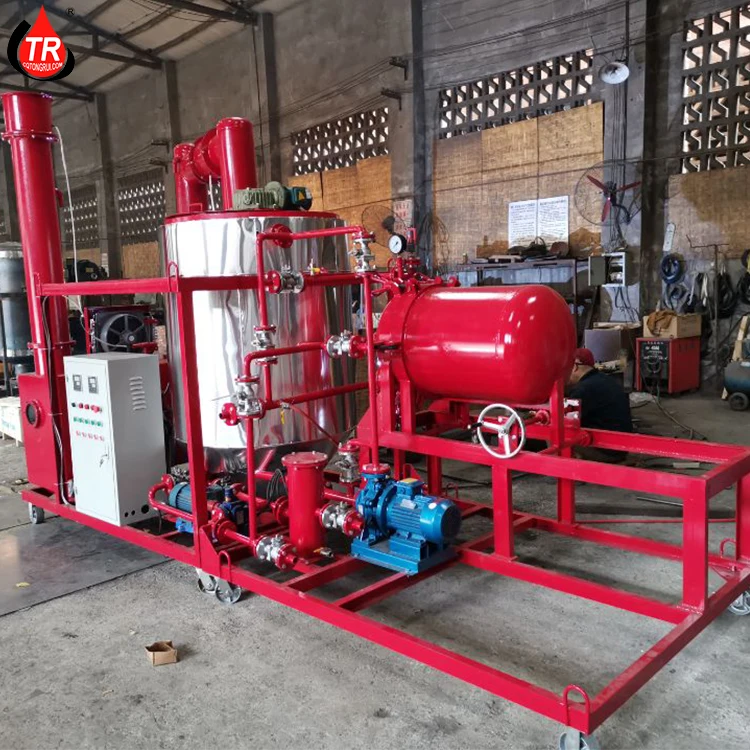 Black Diesel Engine Oil Recycling machine/Used Motor Oil Processing Machine