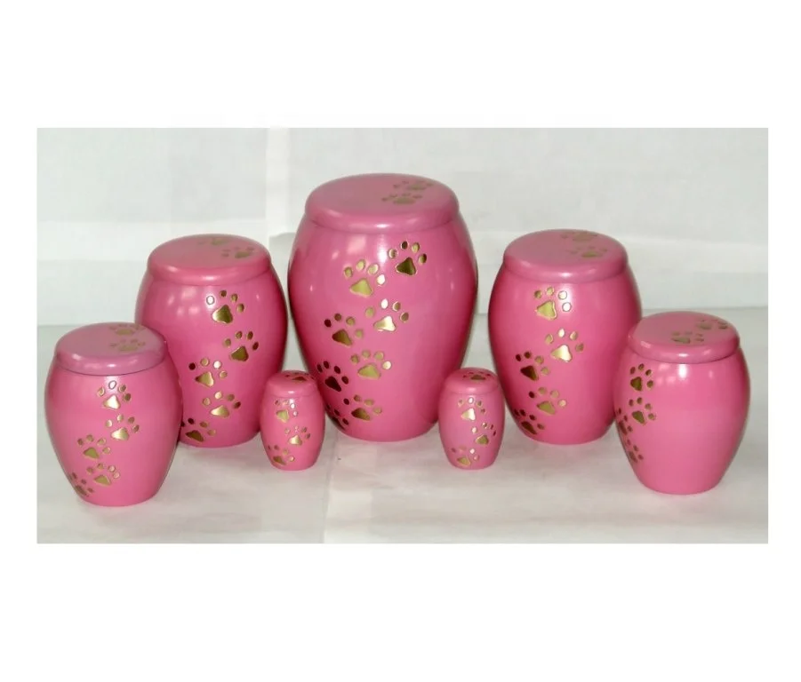 Новый дизайн распродажа Лапа Печати урна для праха латунь с покрытием BTC