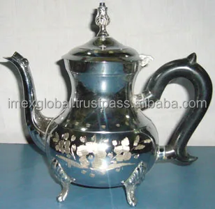 ANTIQUE BRASS TEA KETTLE