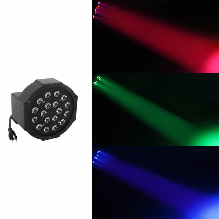 18 LED RGB Wireless Par Light Battery Powered Stage Light with Remote for DJ Stage Lighting
