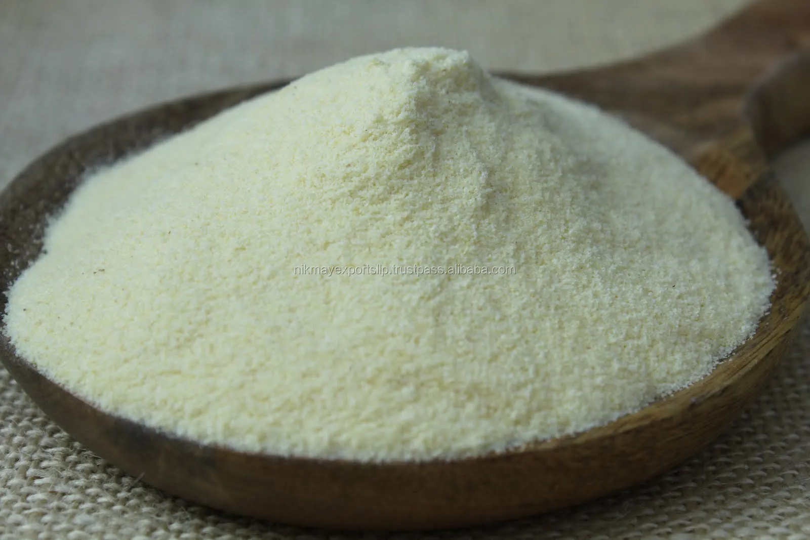 
PURE SEMOLINA ORIGIN INDIA FROM NIK-MAY EXPORTS LLP 