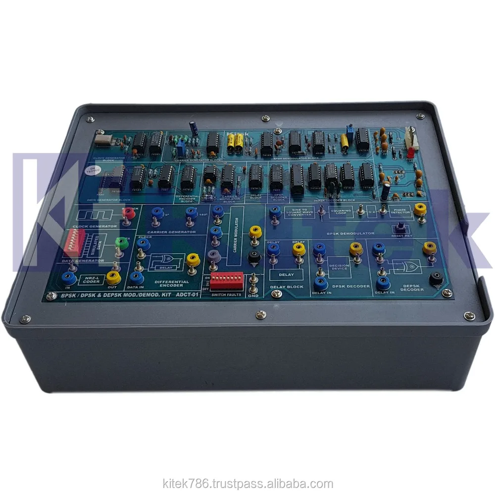 BEST QUALITY BPSK DEPSK DPSK MOD AND DEMOD COMMUNICATION TRAINER KIT COMMUNICATION LAB TRAINER