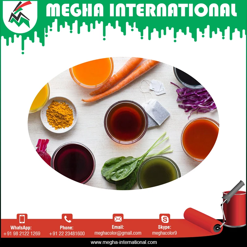 New Industry Grade Bulk Natural Food Grade Food Colors Manufacturer