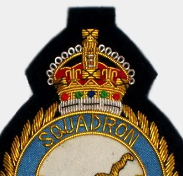 Customized Gold Wire Royal Blazer Badge Factory Price OEM School Sew-On Felt Patch with Sequins and Embroidery 3D Design