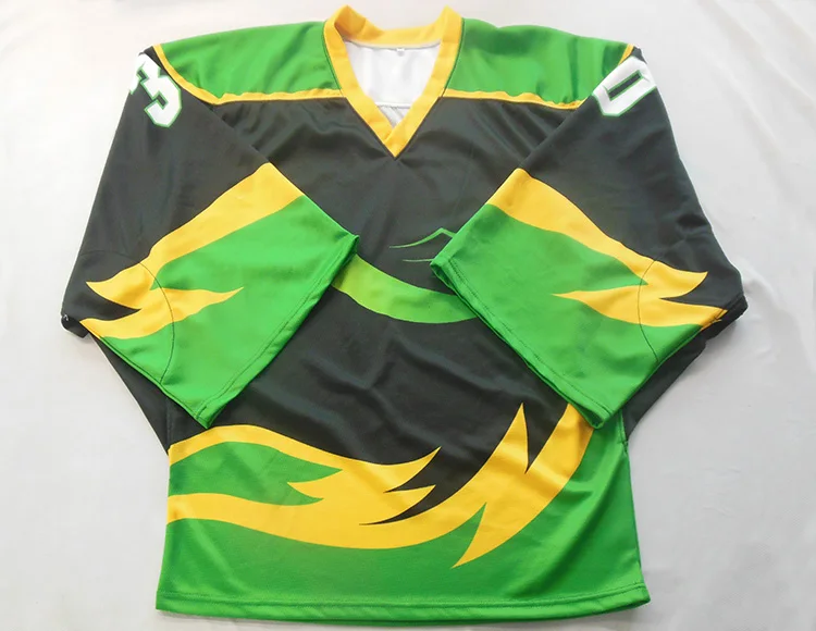 Tonton Sportswear Custom Color jersey hockey with number 100% Polyester  Custom Printed Ice Hockey Jersey
