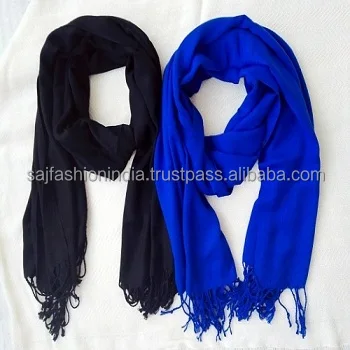 pashmina shawls wholesale custom luxury thick poncho shawl  blanket winter scarf plain scarves ladies