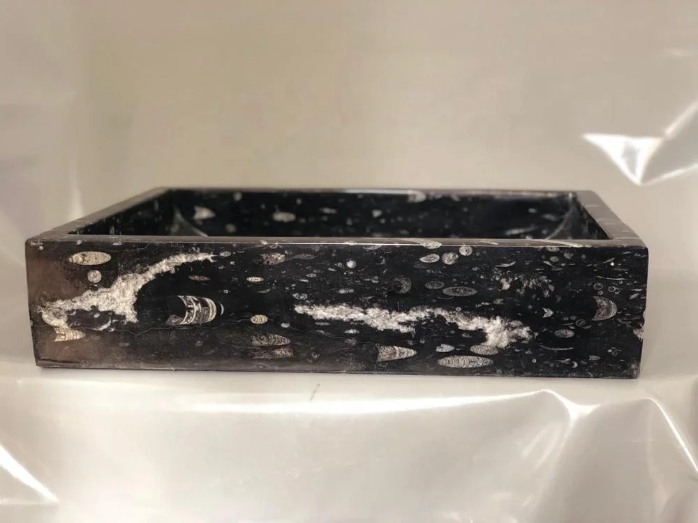 Natural bathroom wash basin fossil Sink