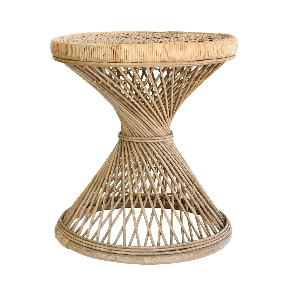 Традиционный Плетеный боковой столик Brebes из ротанга, домашняя роскошная мебель для отеля, Традиционный набор из 5 звезд