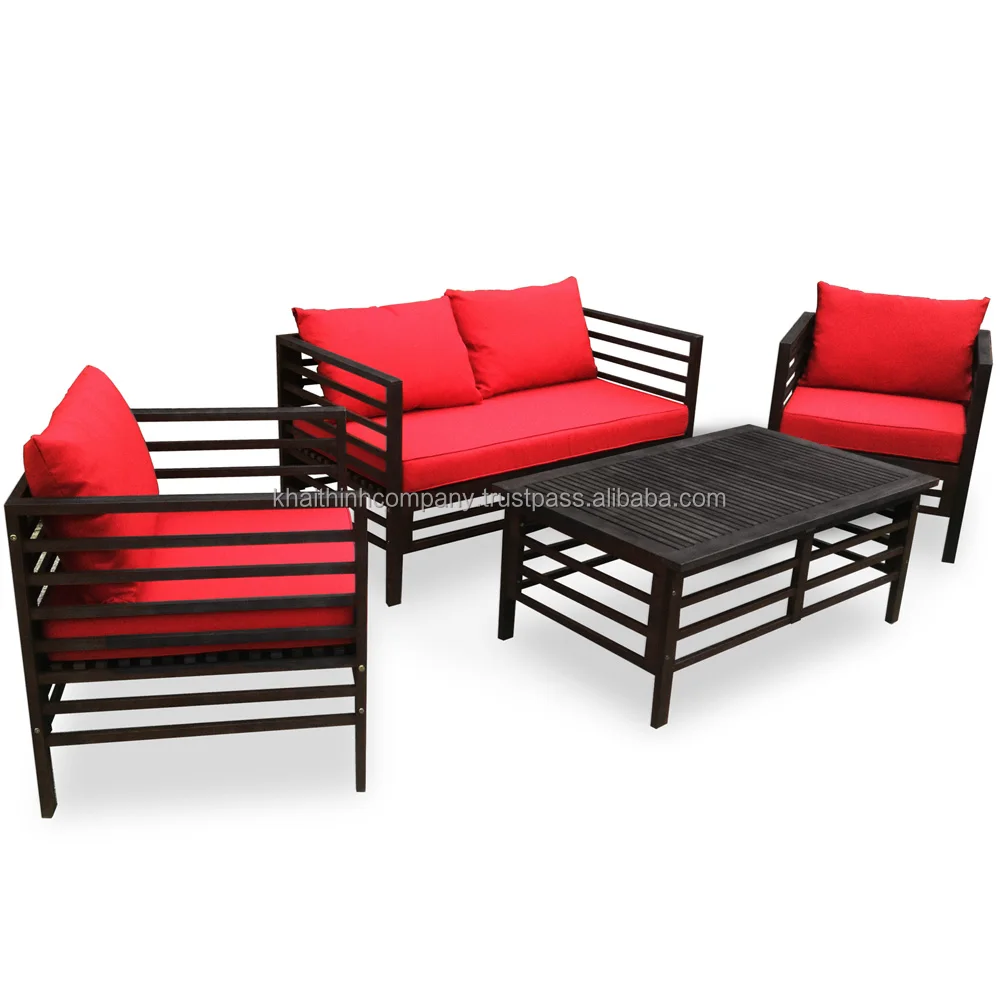 Outdoor wooden garden sofa/ FSC wooden outdoor sofa/ Furniture