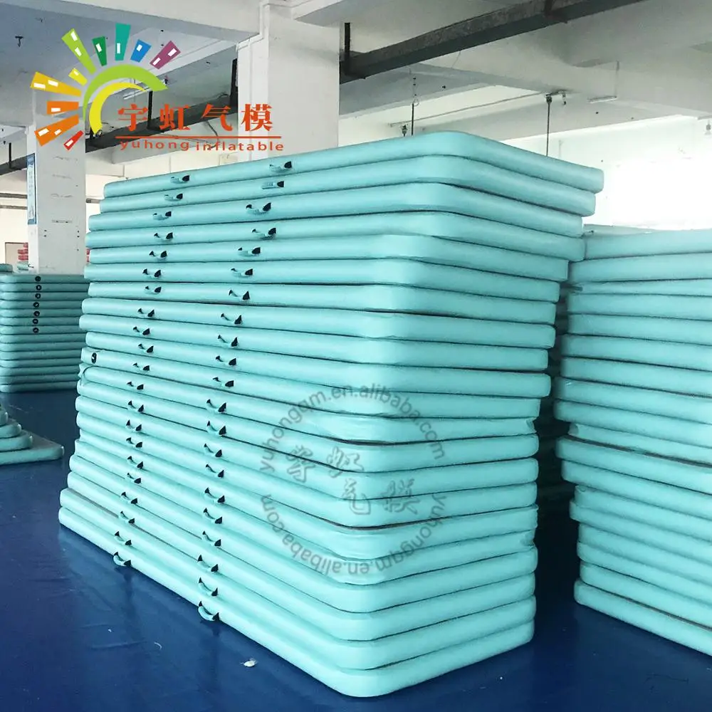 
inflatable air track for sale/inflatable crash mat/tumble track inflatable air mat for gymnastics use in family 