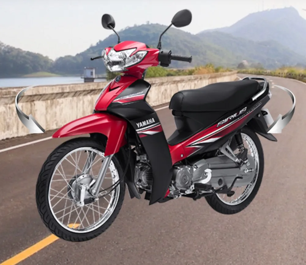 Мотоцикл 110 куб. См изготовленный во Вьетнаме (черный/красный) Tan Thanh