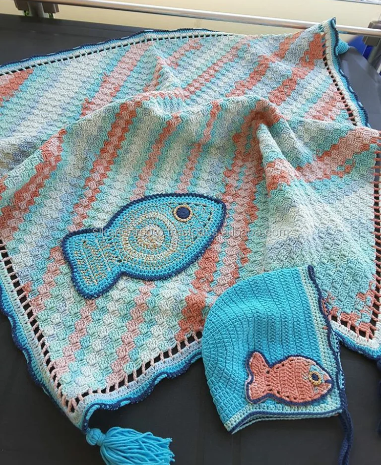 
Crochet Handmade Baby Blanket 