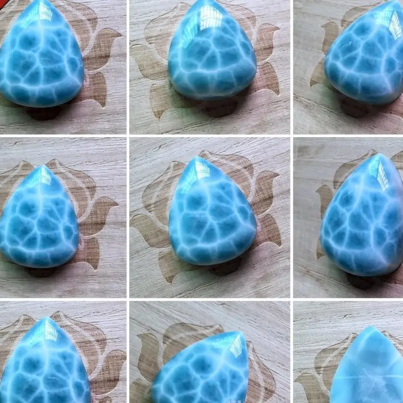 manufacturer A++ top quality at cheap price larimar stone natural