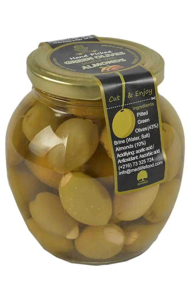  Оливки в стеклянной банке 370 мл