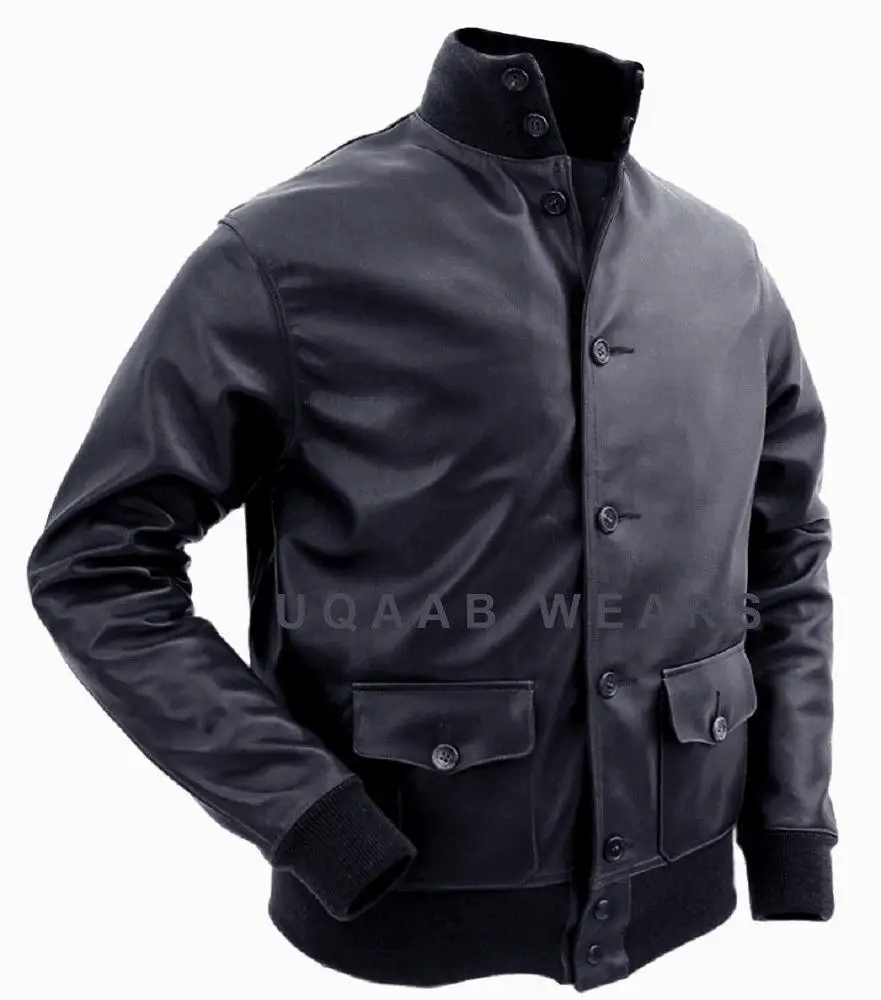 Мужские A-1 пилот из натуральной кожи кабины Air Force летающие авиации куртка в стиле милитари Экипаж кожаная куртка оптовая торговля OEM