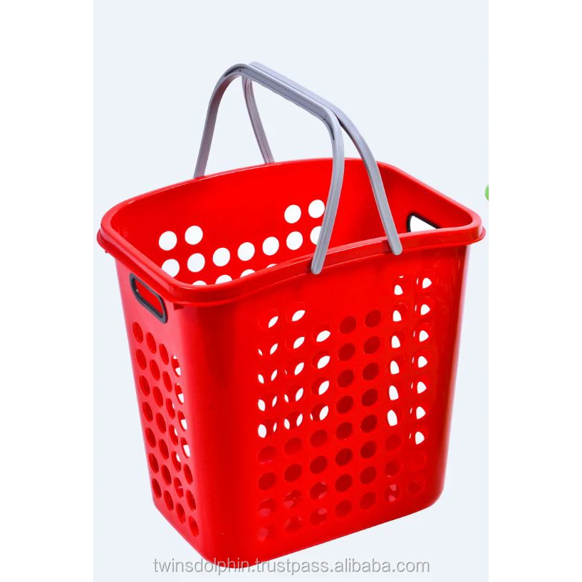 Top Selling Heavy Duty Large Plastic Laundry Washing Storage Basket With Handle Made by Thickened PP Plastic Material Interior