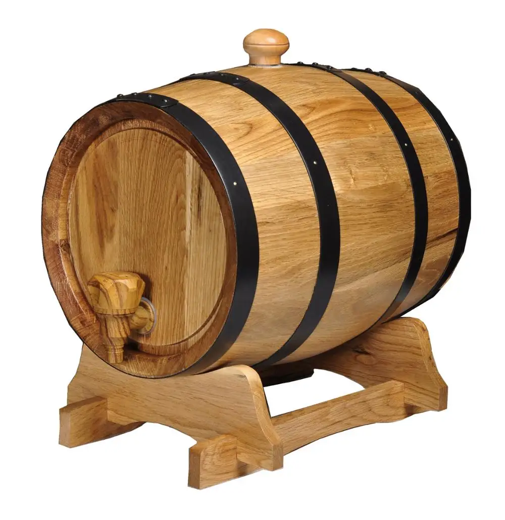 Customise  logo  1L 3L 5L Oak wine barrel