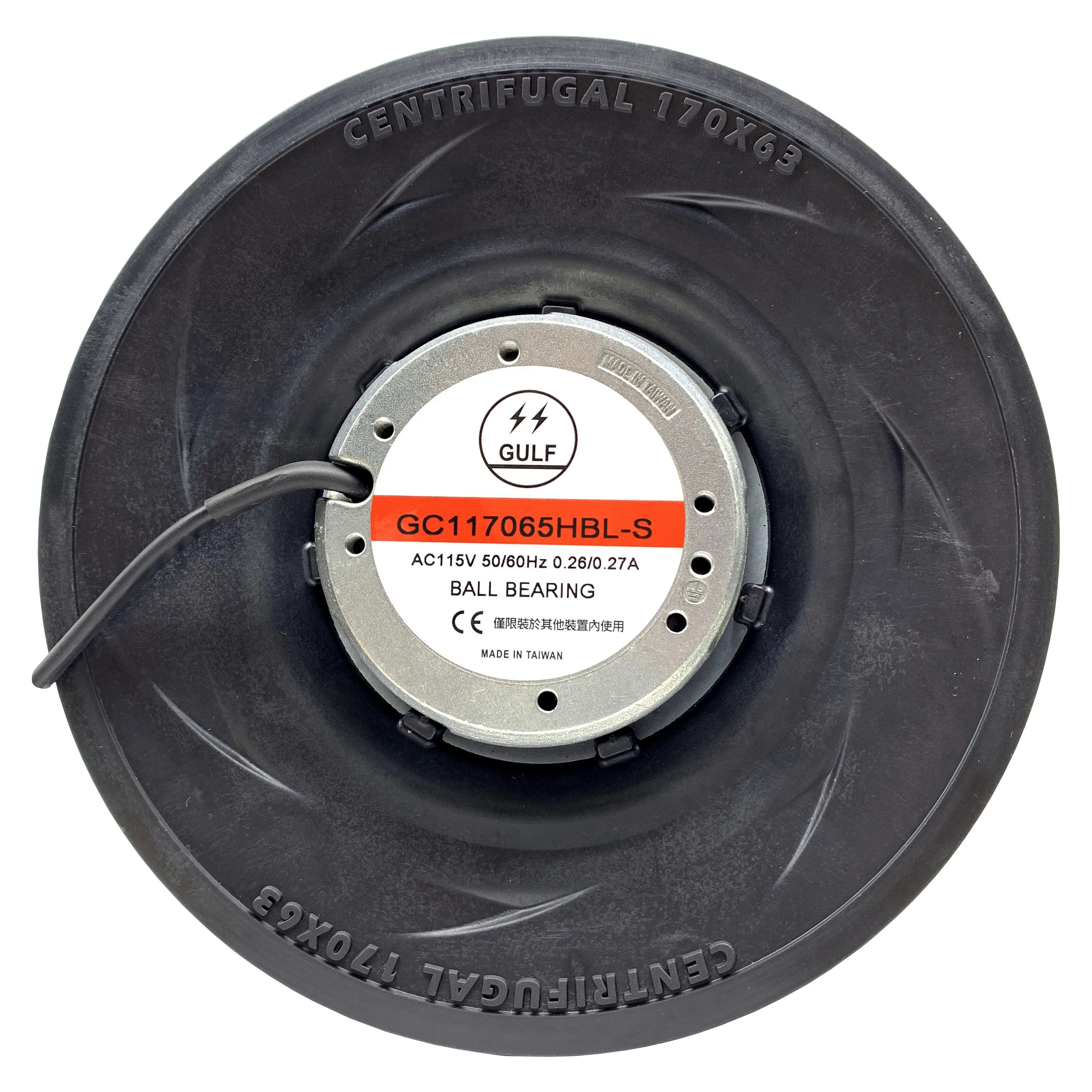 
Taiwan Made Round 170x65 mm AC Centrifugal Fan 