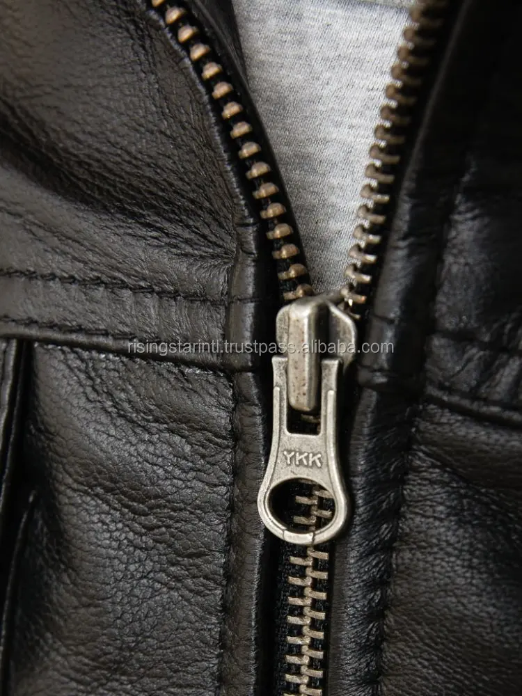 100% Cow leather pilot bomber custom jacket