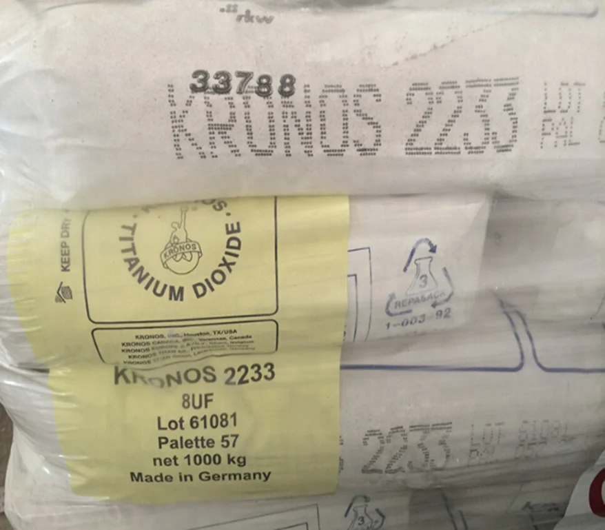 Rutile  Titanium Dioxide White Powder Pigment Kronos 2233 TiO2 for PC
