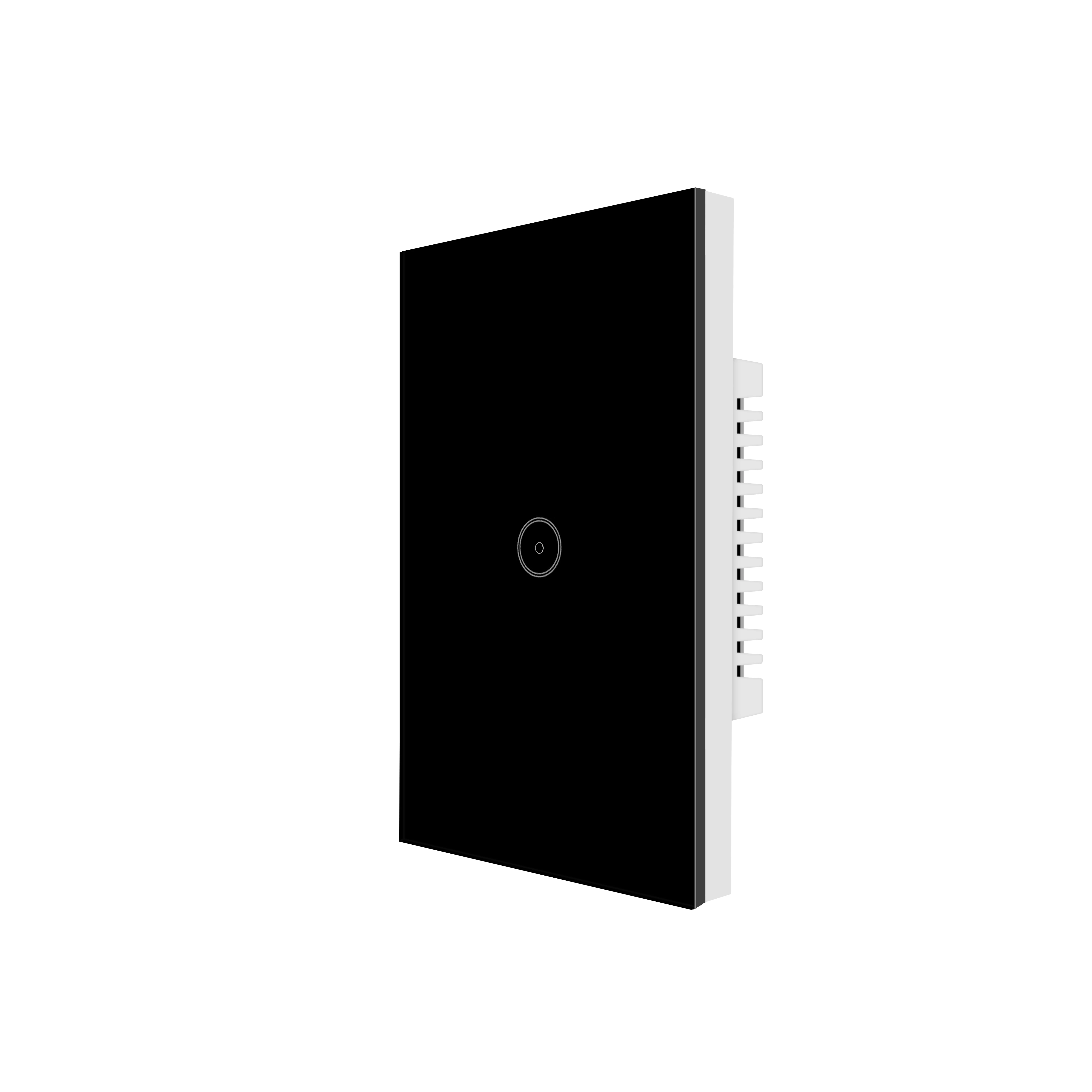 
Tuya Xenon Smart Home Adjust Brightness by Touching Works with Amazon Alexa US Dimming Touch Switch 1gang black color 