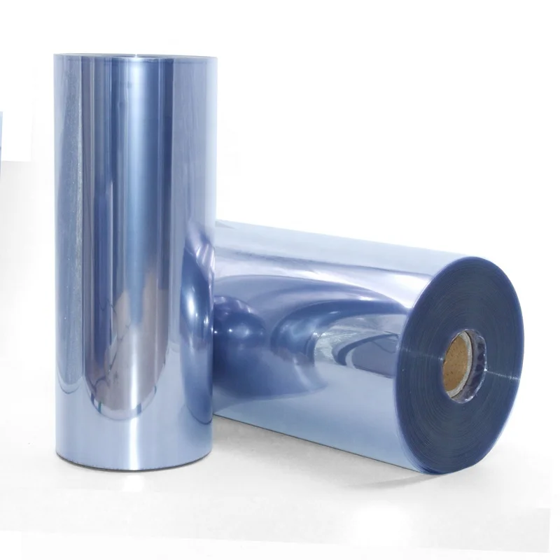 Eco-friendly OEM Size Plastic PVC Sheet Rolls Rigid Clear Transparent PVC Film For Thermoforming
